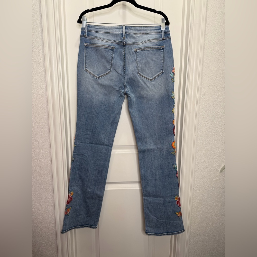 DRIFTWOOD Kelly Boot Cut Spicy Tango Jeans Embroidered Size 30/32.5 inseam NEW! - Picture 5 of 8